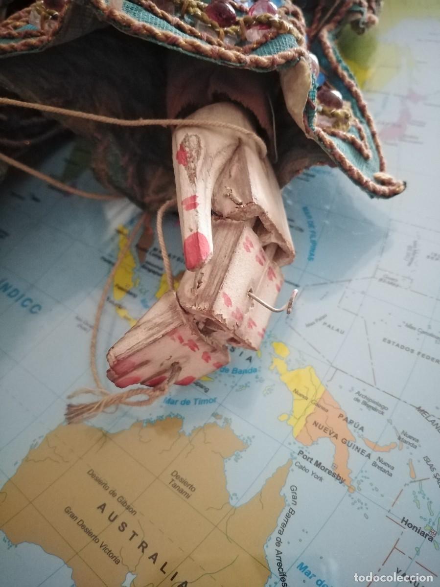 Arte: Marioneta asi&aacute;tica. Madera. 60 cm. - Foto 12