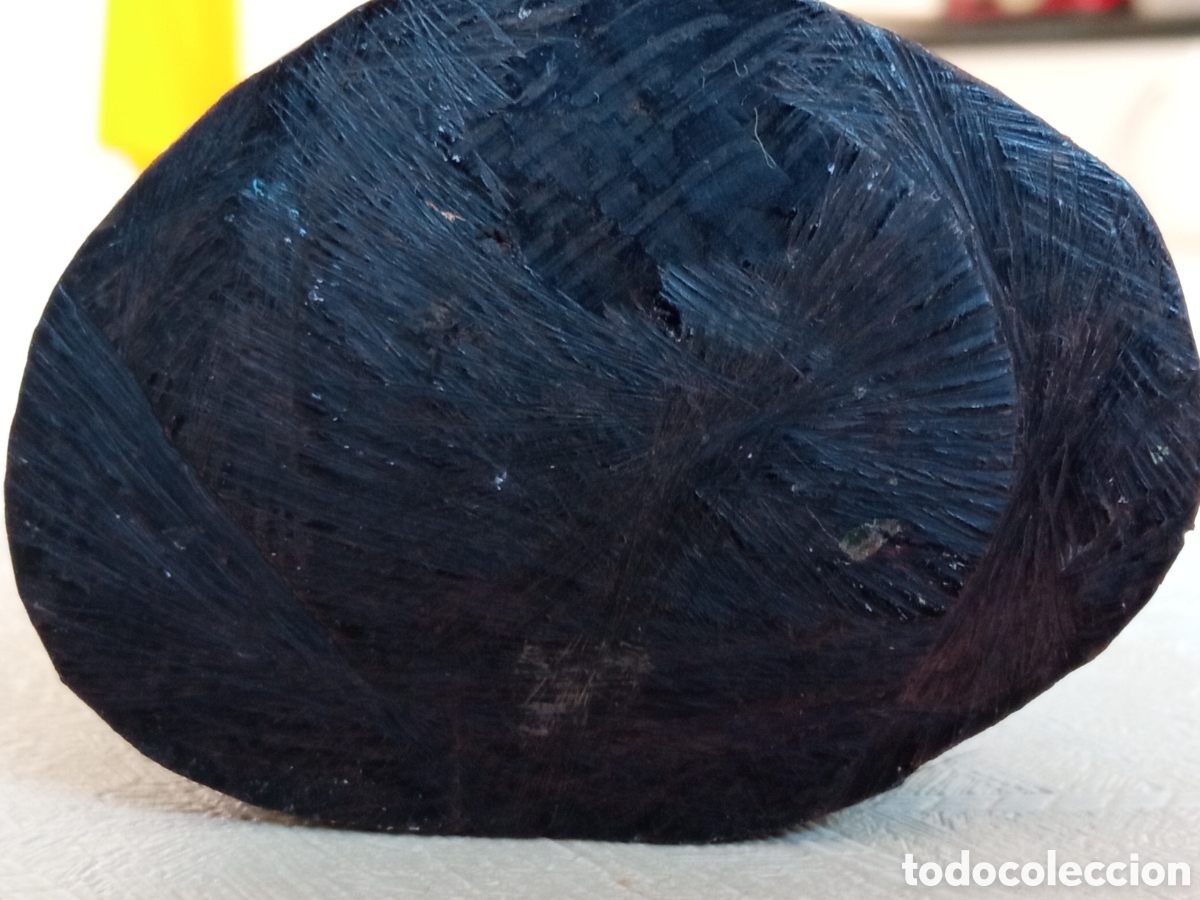 Arte: Figura de hombre en madera de &eacute;bano - Foto 5
