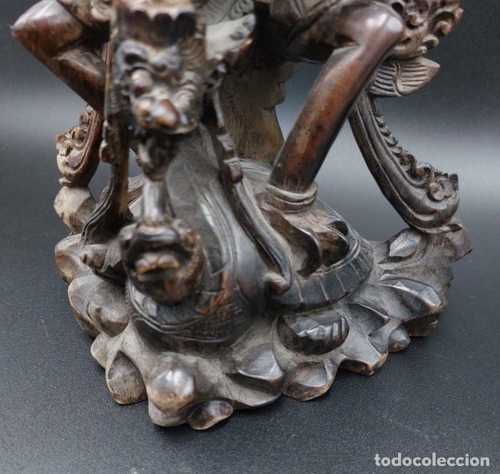 Arte: Escultura de garuda tallada en madera - Foto 6