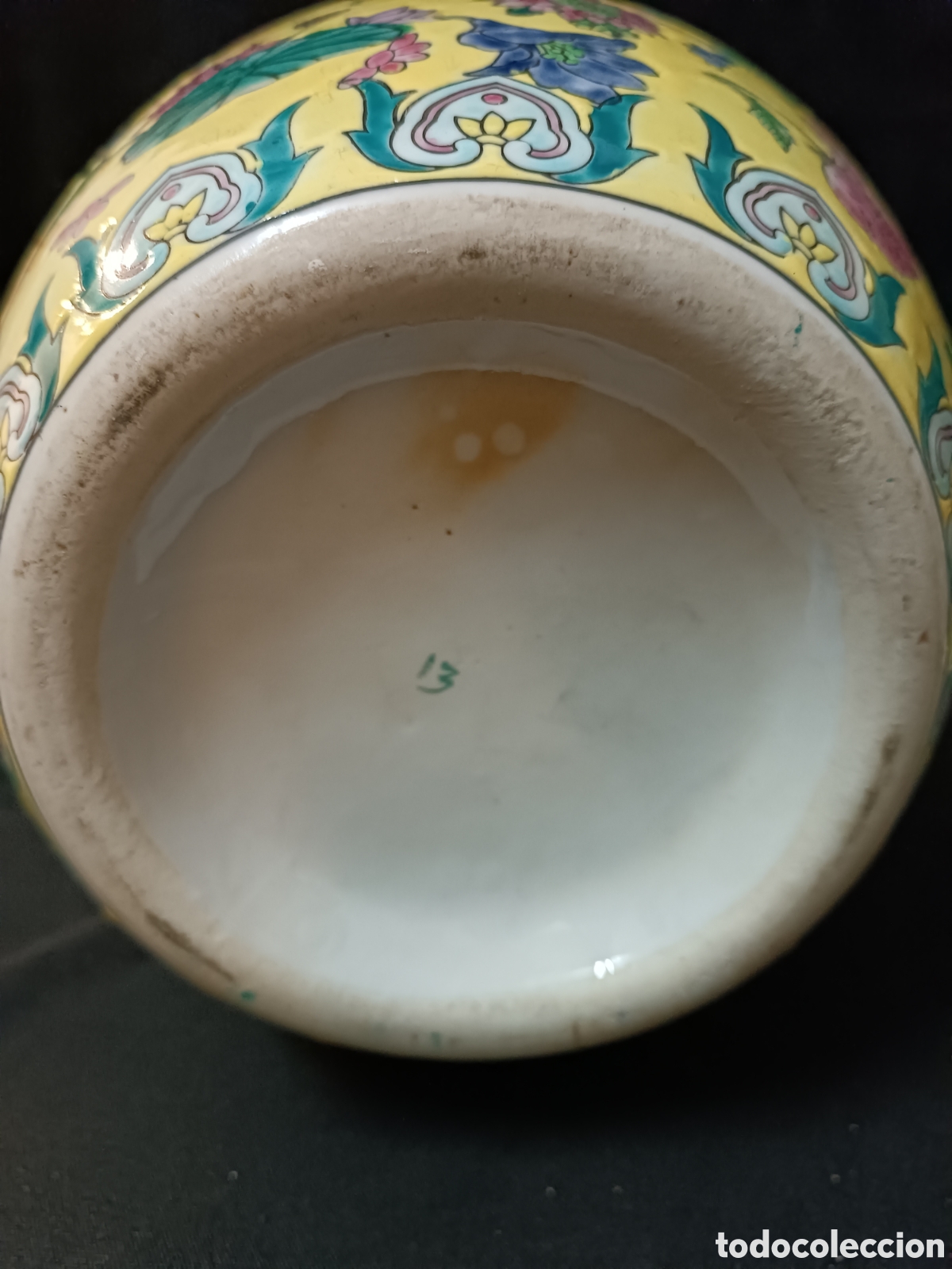 Arte: Jarr&oacute;n chino pintado a mano 32cm - Foto 3