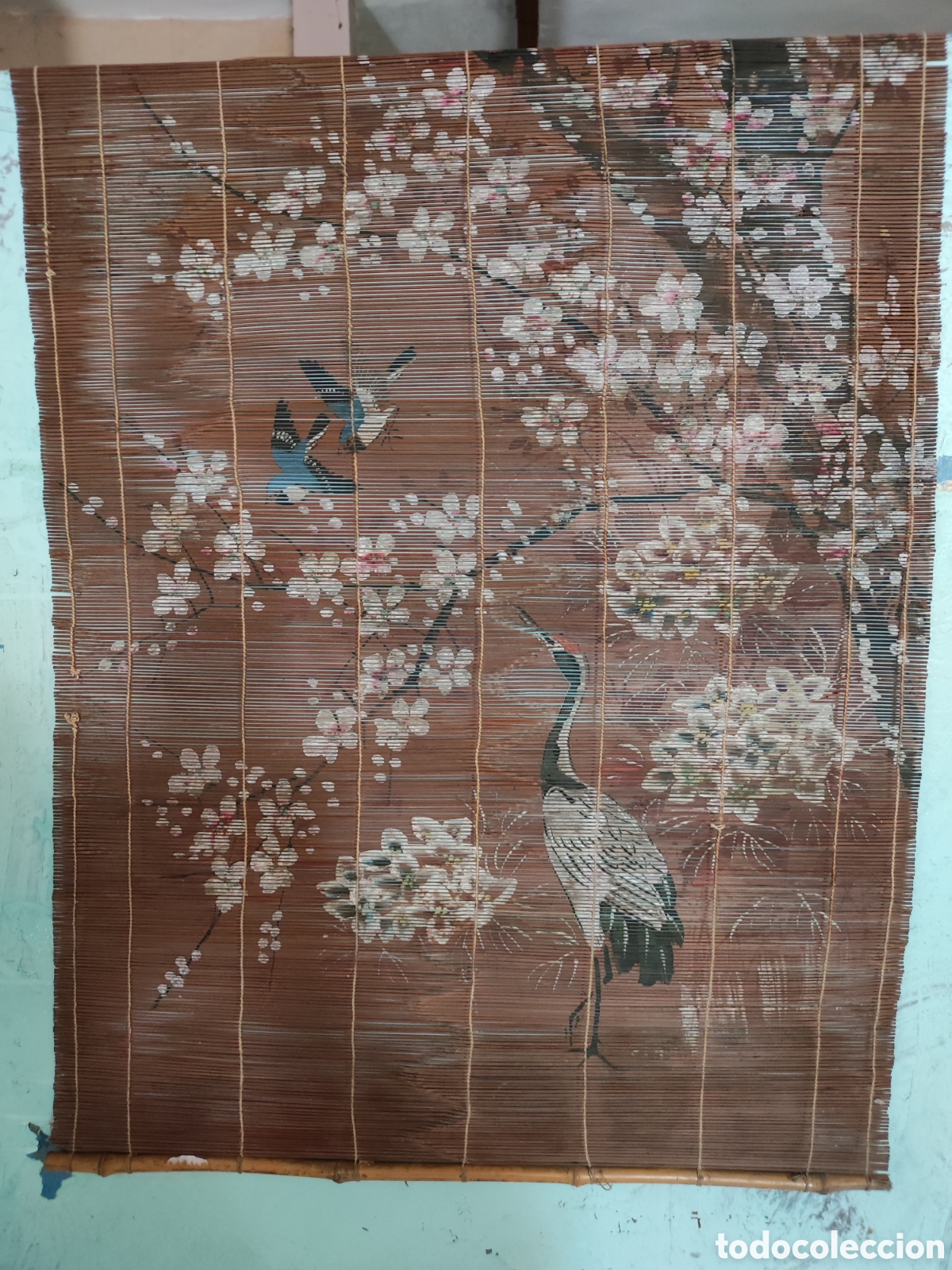 Arte: Paisaje chino sobre bamb&uacute; - Foto 1