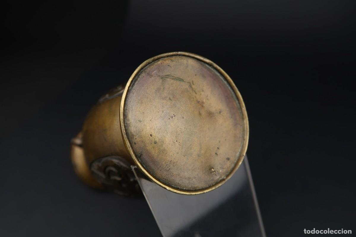 Arte: Antiguo Jarr&oacute;n Chino de Bronce - Foto 12