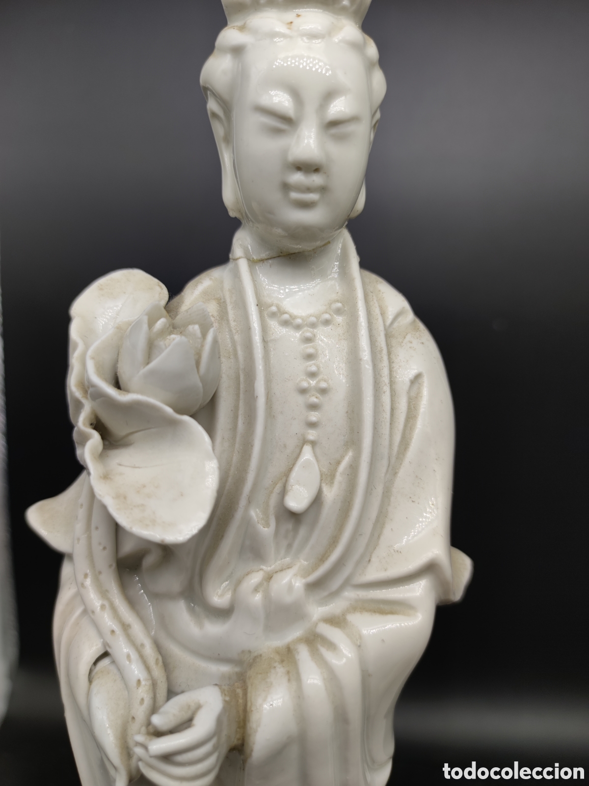 Arte: Pareja figuras blanco de Chine - Foto 3