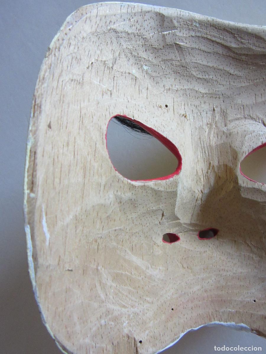 Arte: MASCARA BALINESA TALLADA EN MADERA - Foto 8