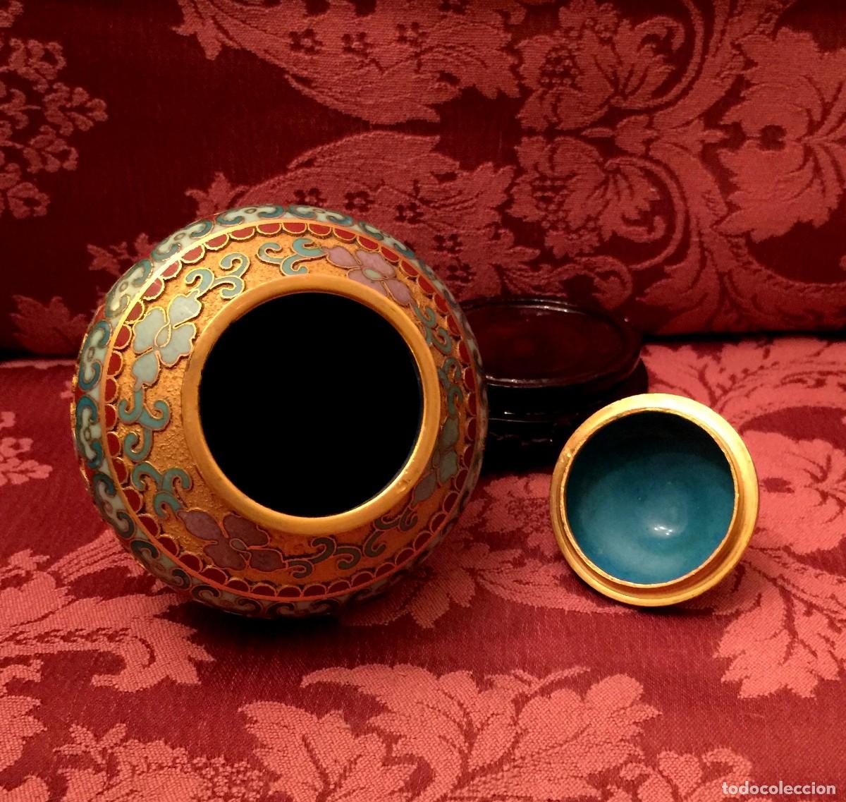 Arte: TIBOR EN CLOISONN&Eacute; CON LE&Oacute;N DE FOO. - Foto 2