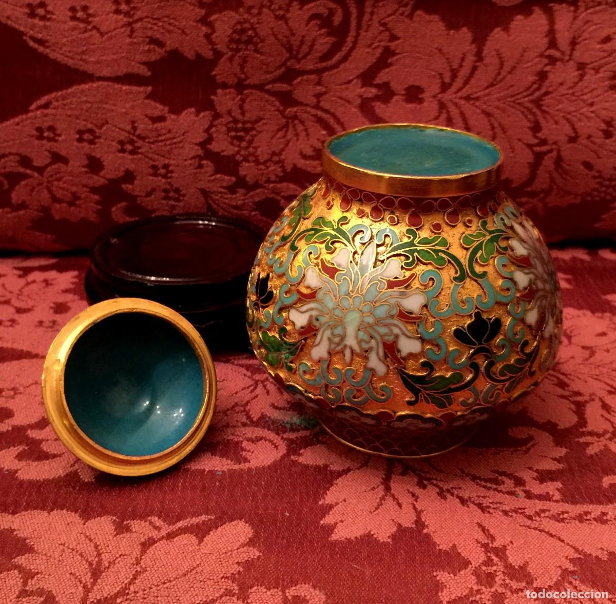 Arte: TIBOR EN CLOISONN&Eacute; CON LE&Oacute;N DE FOO. - Foto 4
