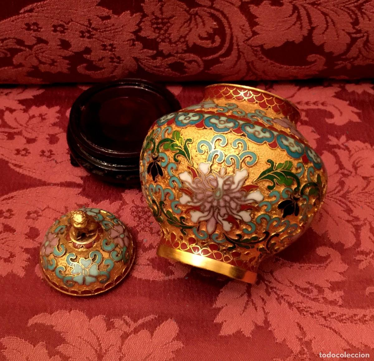 Arte: TIBOR EN CLOISONN&Eacute; CON LE&Oacute;N DE FOO. - Foto 6