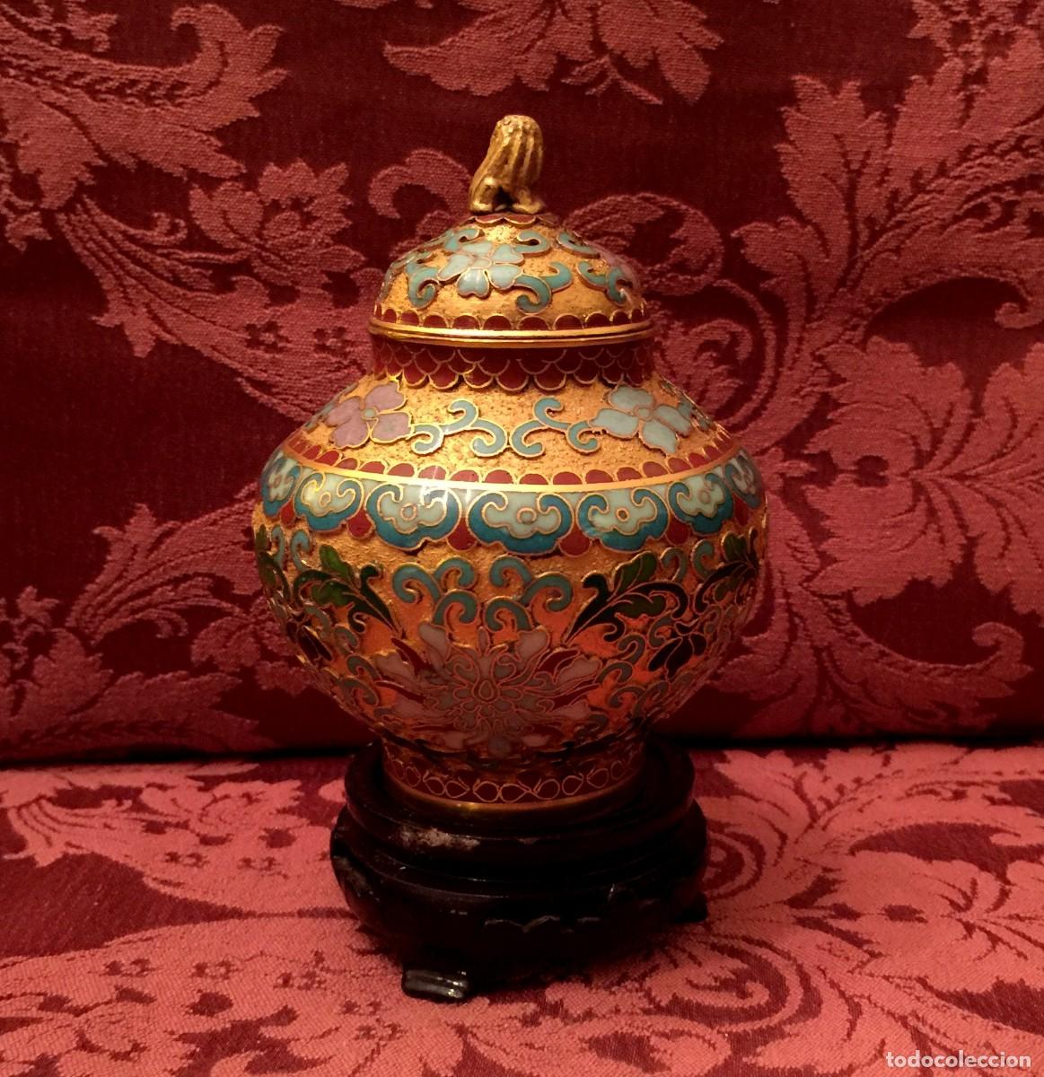 Arte: TIBOR EN CLOISONN&Eacute; CON LE&Oacute;N DE FOO. - Foto 8