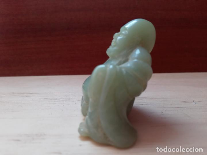 Arte: Buda tallado en piedra Jade - Foto 2