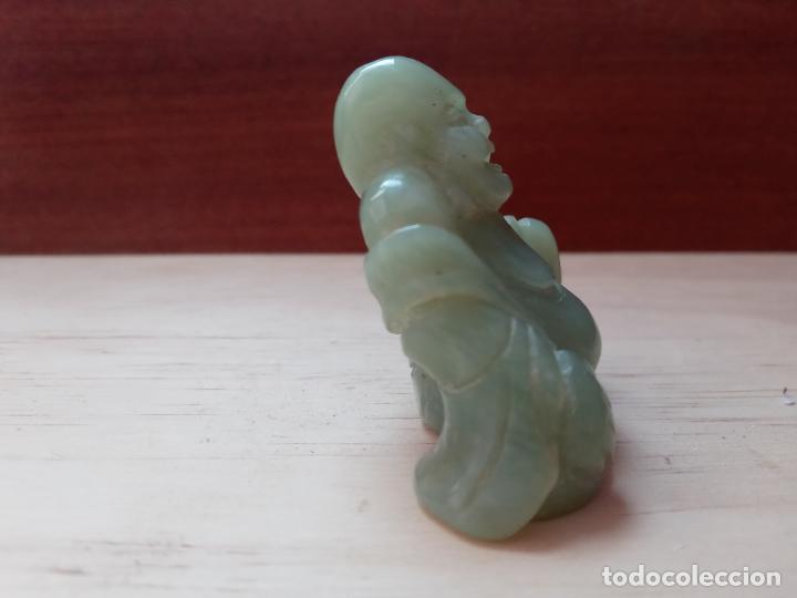 Arte: Buda tallado en piedra Jade - Foto 4