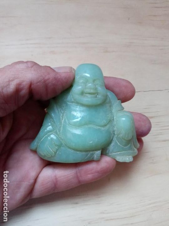 Arte: Buda tallado en piedra Jade - Foto 5