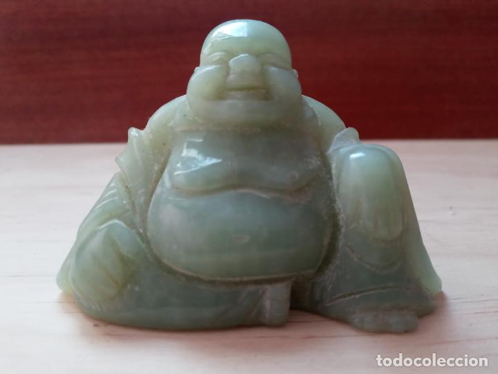 Arte: Buda tallado en piedra Jade - Foto 1
