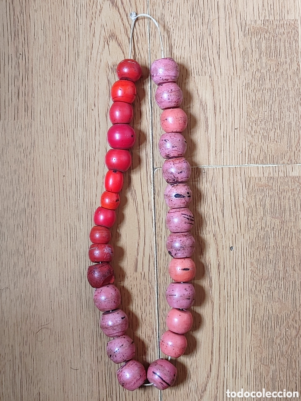 Arte: Collar antiguo en pasta vitrea. Nepal. - Foto 2