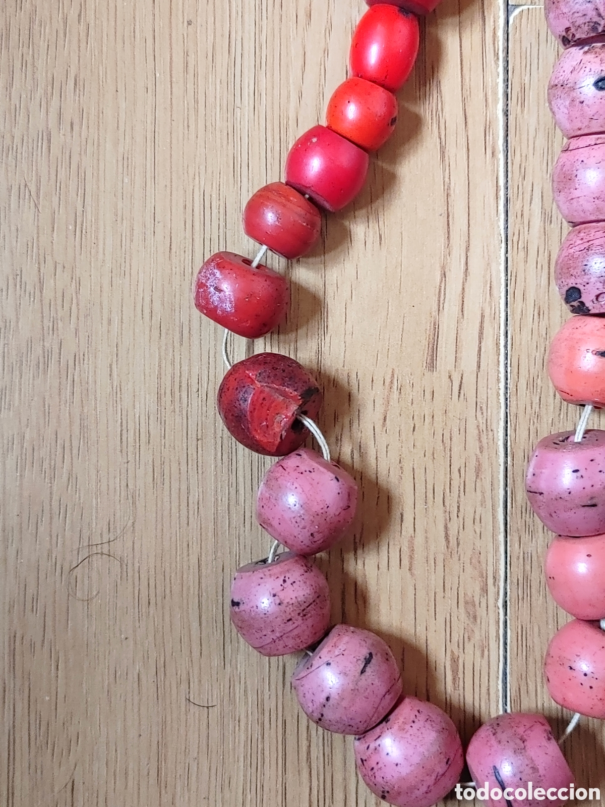 Arte: Collar antiguo en pasta vitrea. Nepal. - Foto 3