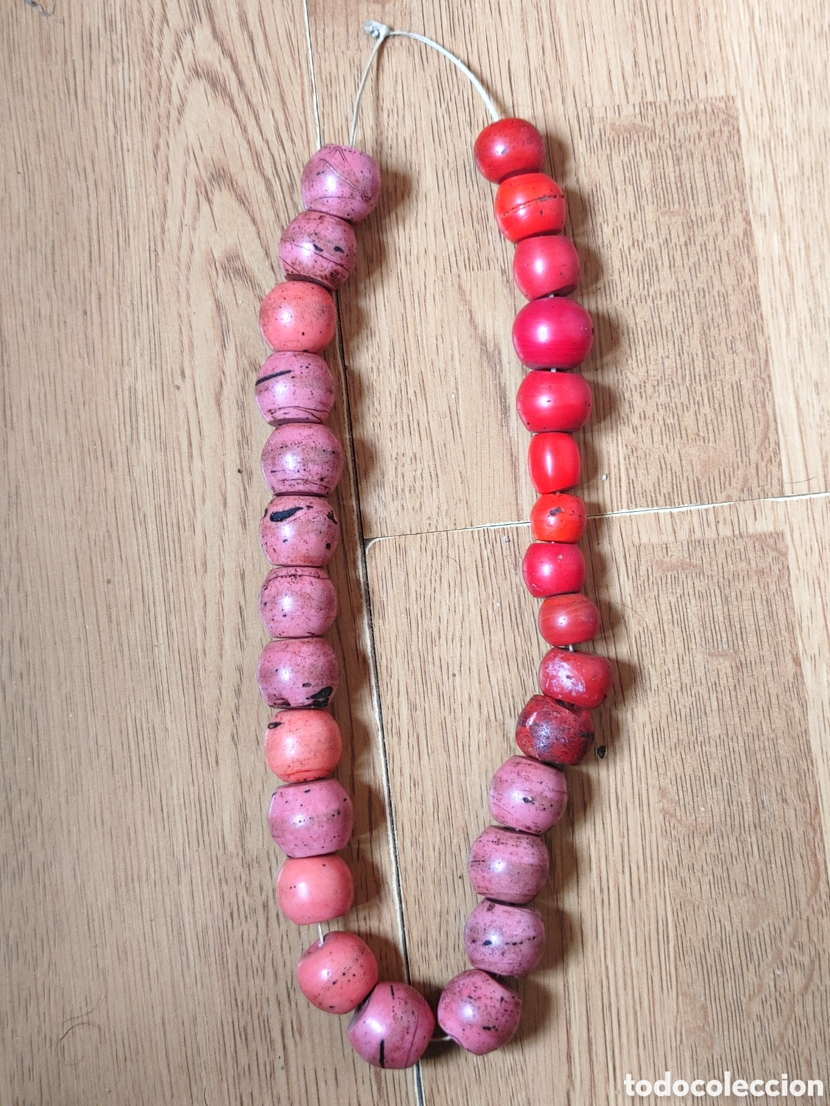 Arte: Collar antiguo en pasta vitrea. Nepal. - Foto 1