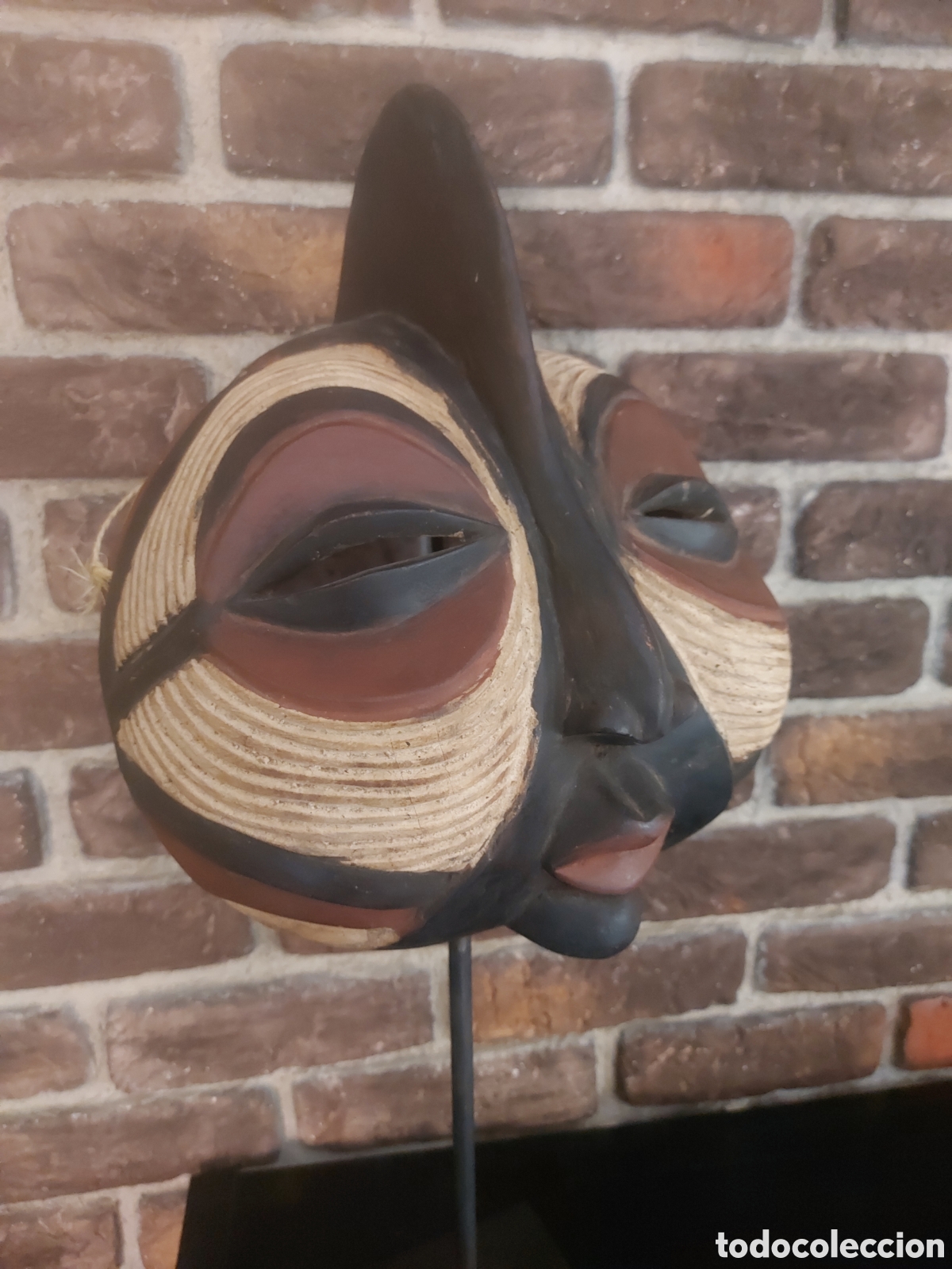 Arte: M&aacute;scara luba kifwebe - Foto 3