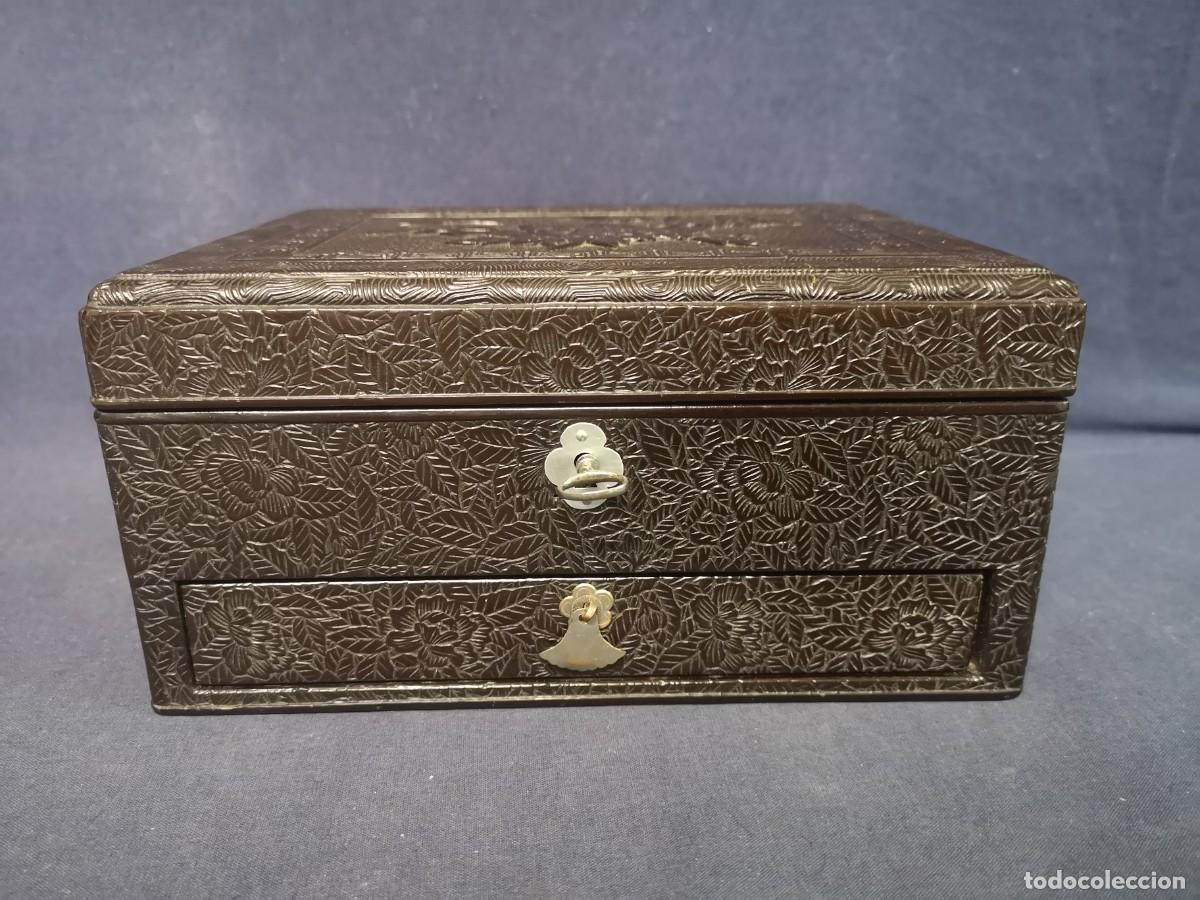 Arte: CAJA ORIENTAL LACADA S.XIX - Foto 2
