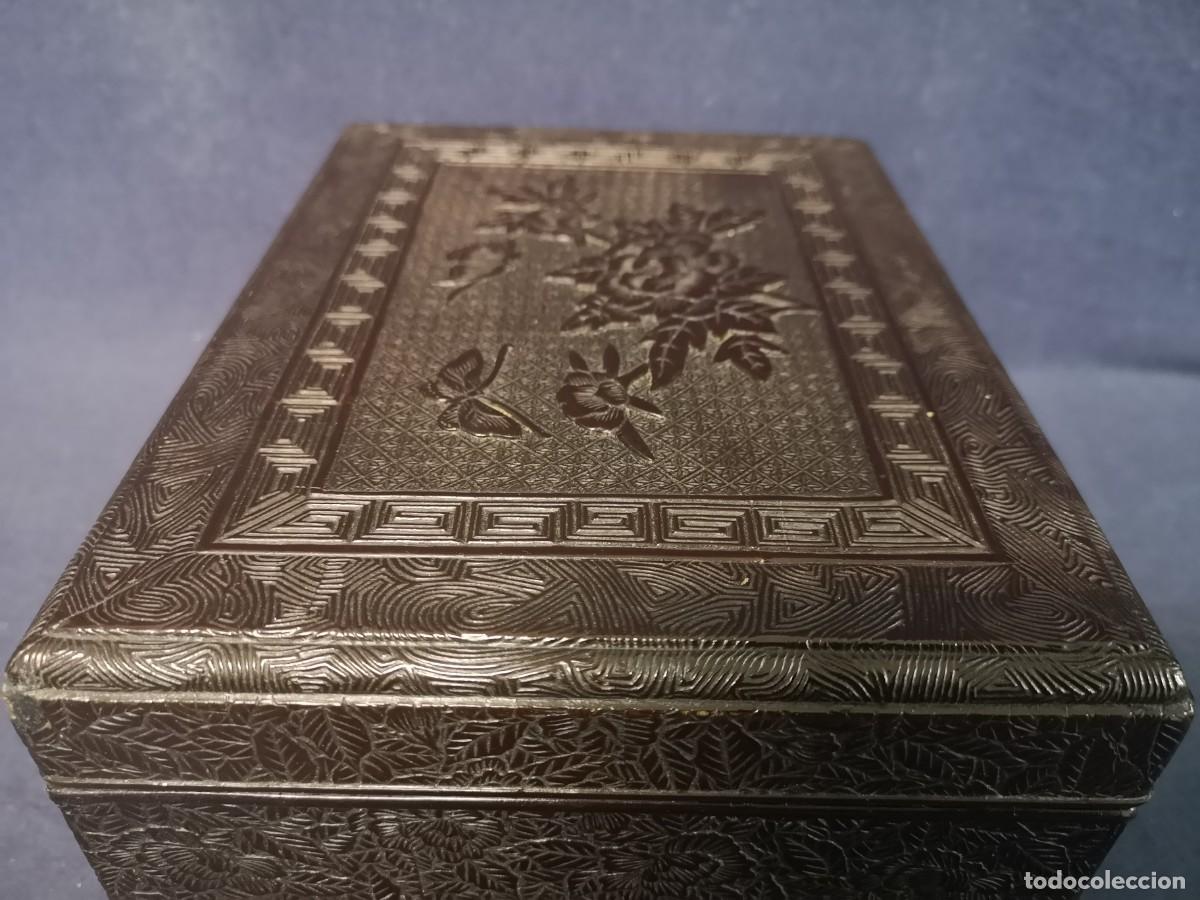 Arte: CAJA ORIENTAL LACADA S.XIX - Foto 8