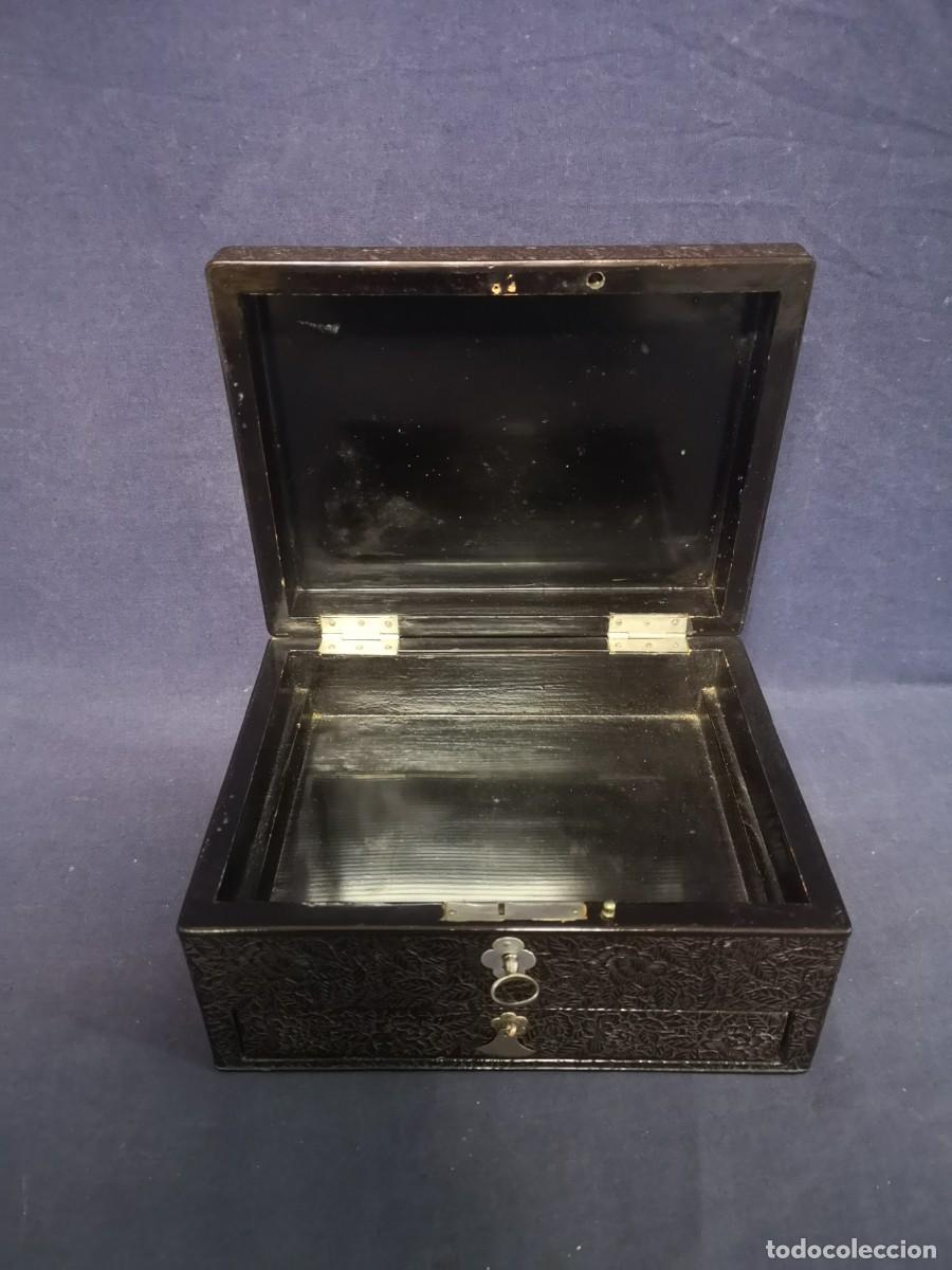 Arte: CAJA ORIENTAL LACADA S.XIX - Foto 10
