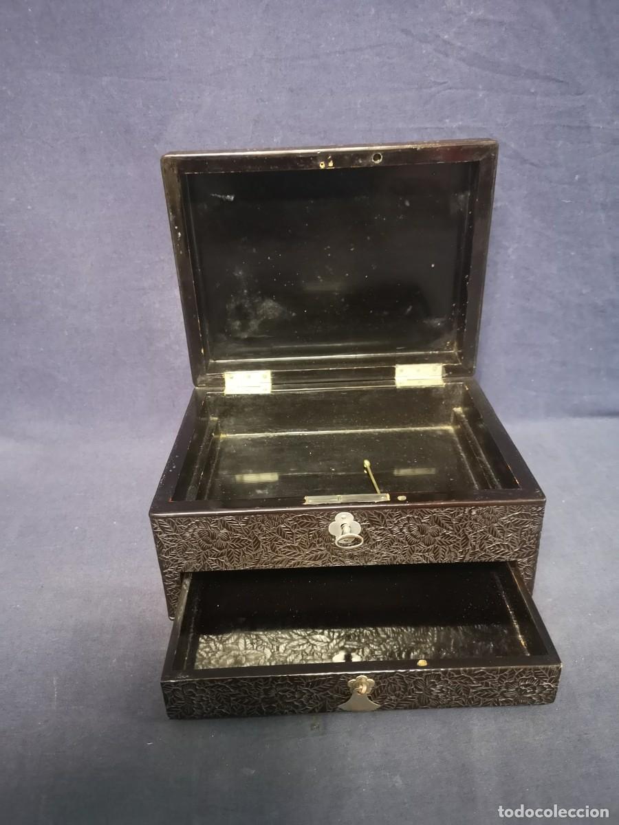 Arte: CAJA ORIENTAL LACADA S.XIX - Foto 13