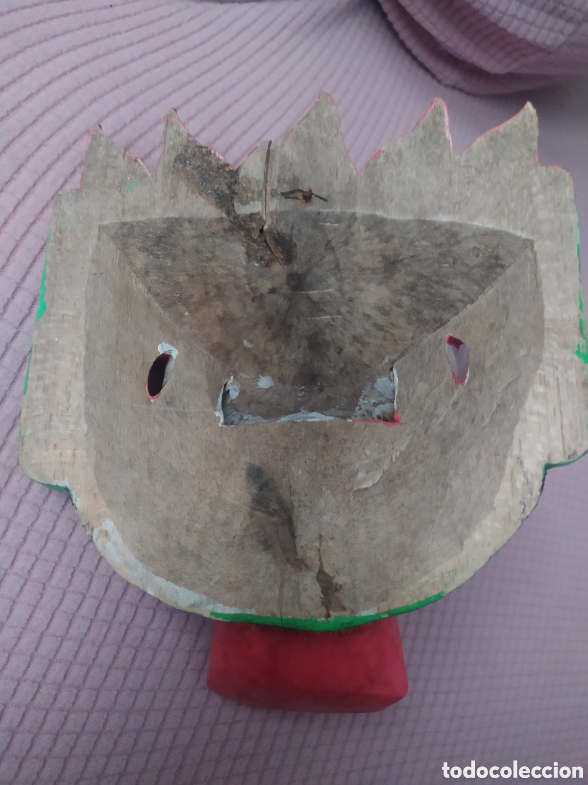 Arte: M&aacute;scara tibetana madera - Foto 2