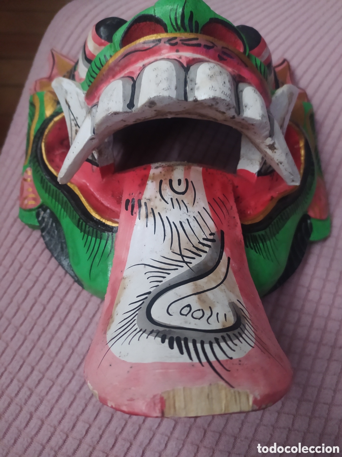 Arte: M&aacute;scara tibetana madera - Foto 3
