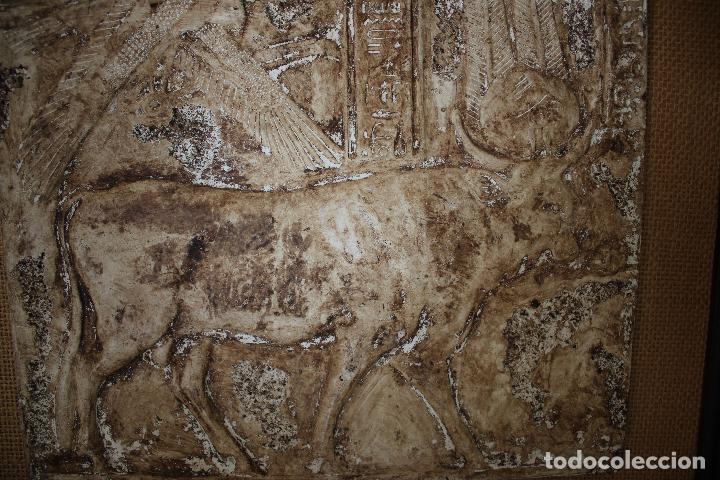 Arte: cuadro vaca arte egipcio relieve - Foto 6