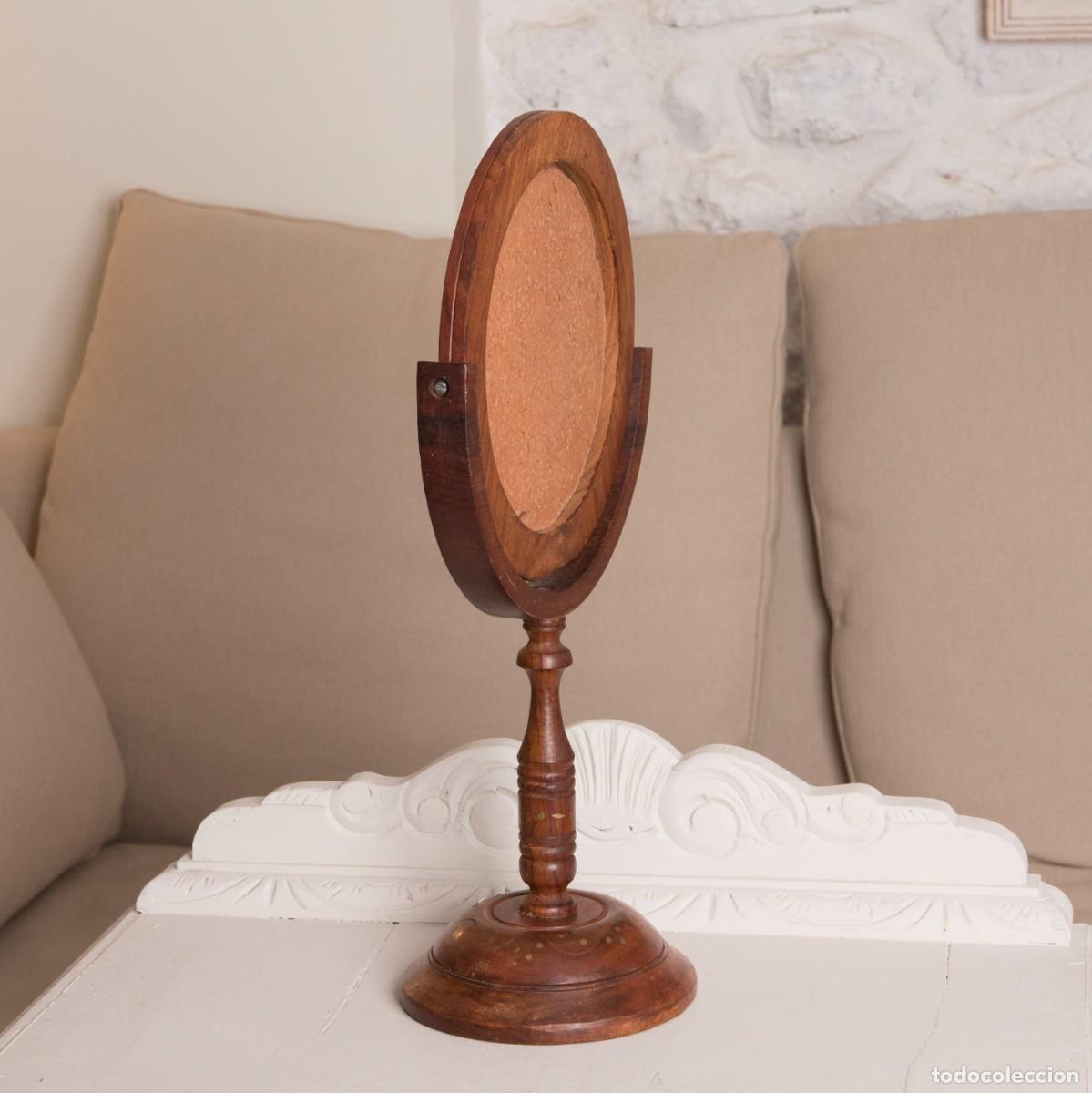 Arte: Espejo de madera origen India - Foto 4
