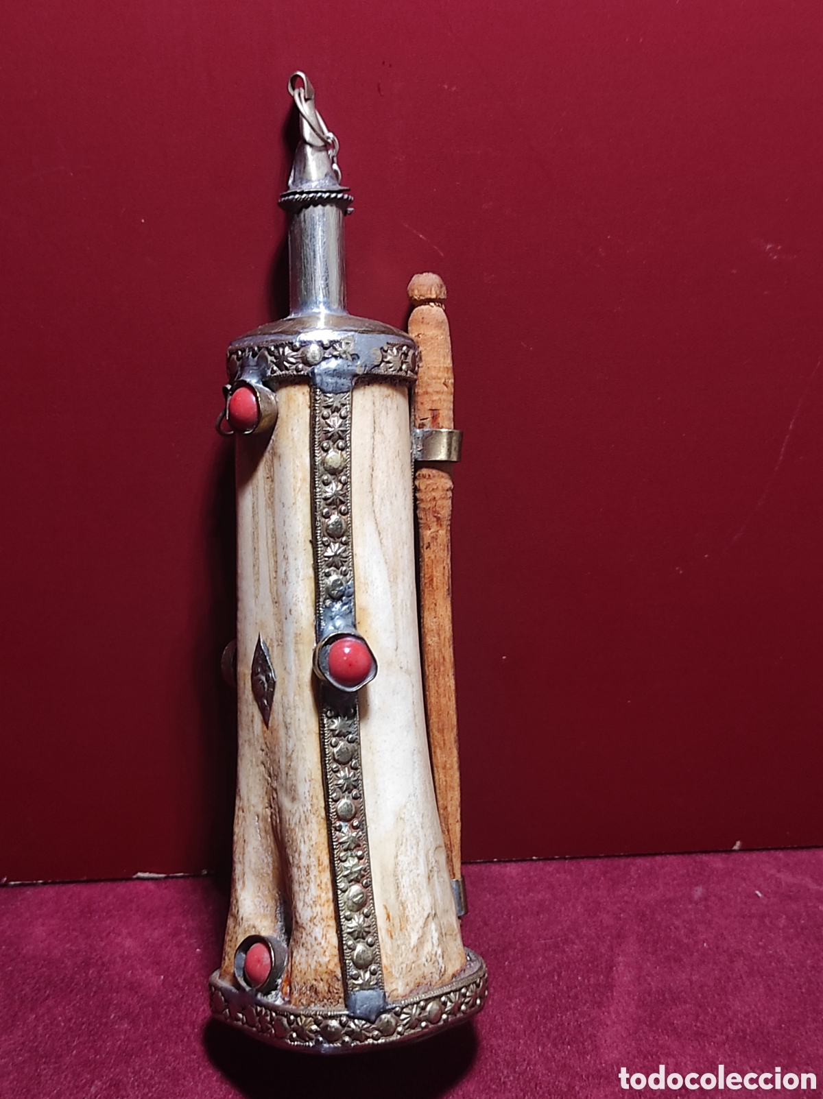 Arte: Aplicador KOHL &aacute;rabe artesan&iacute;a en hueso