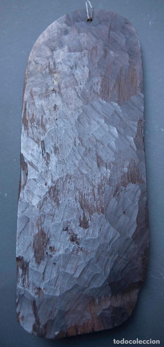 Arte: 2 caras en madera de &eacute;bano. - Foto 5