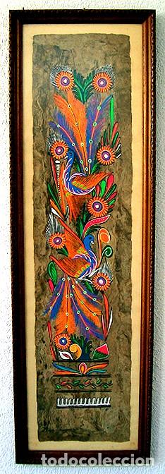 Arte: Corteza M&eacute;xico, pintado a mano. - Foto 1