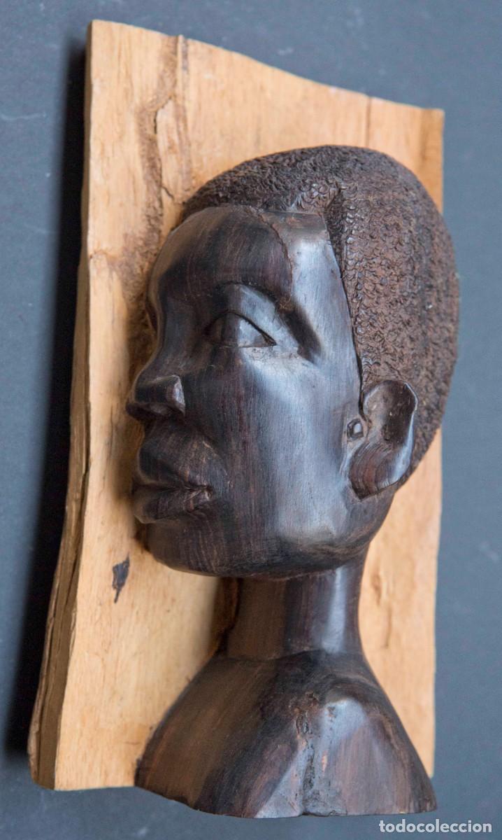 Arte: Busto Makonde. Tanzania. - Foto 3