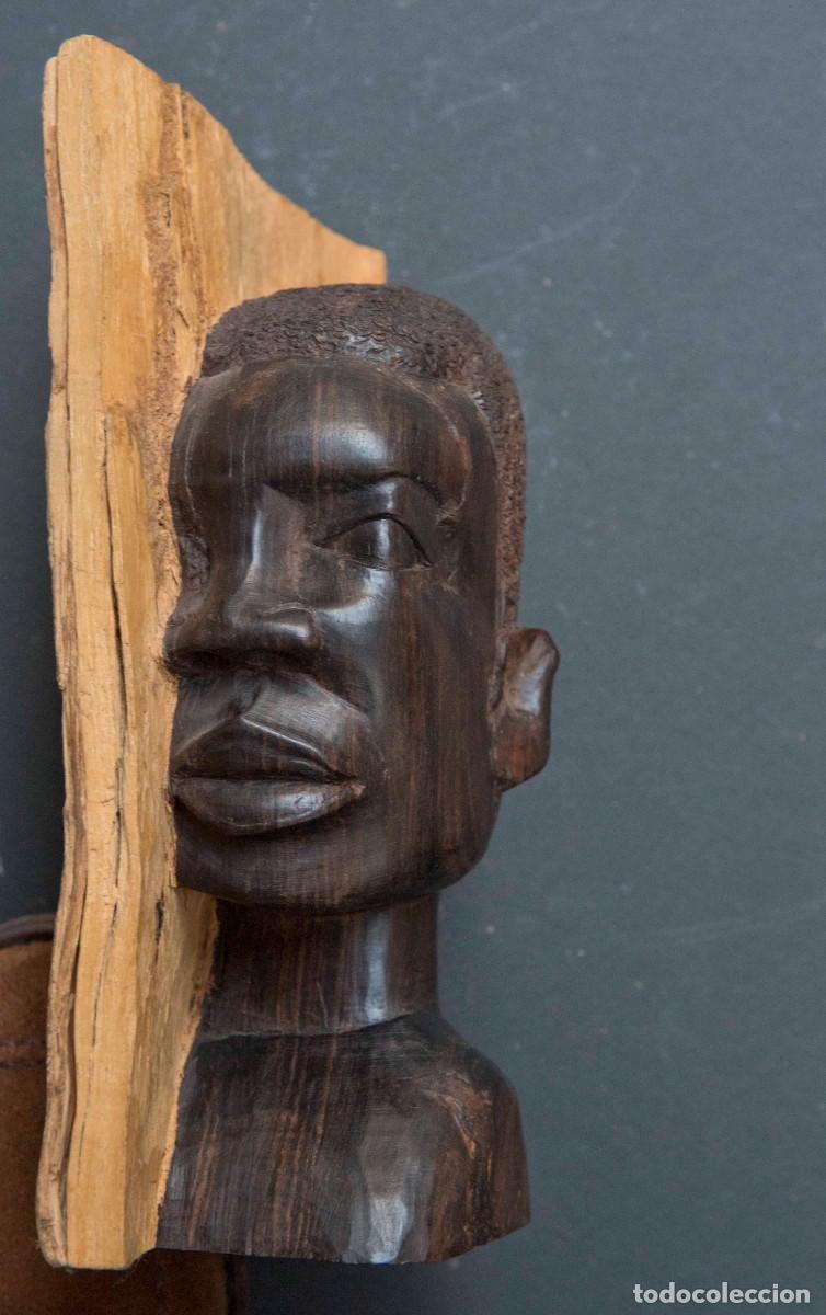 Arte: Busto Makonde. Tanzania. - Foto 4