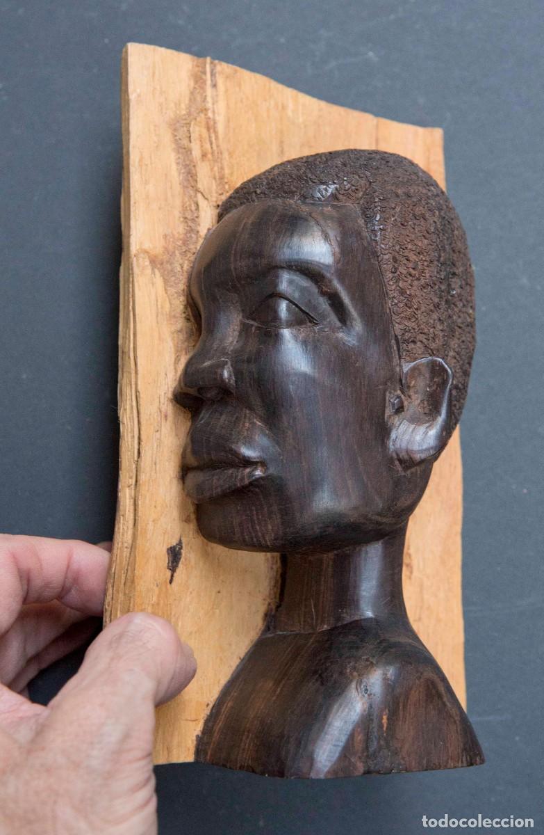 Arte: Busto Makonde. Tanzania. - Foto 5