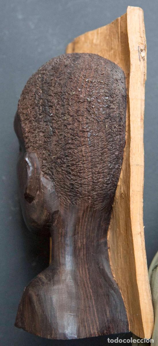 Arte: Busto Makonde. Tanzania. - Foto 6