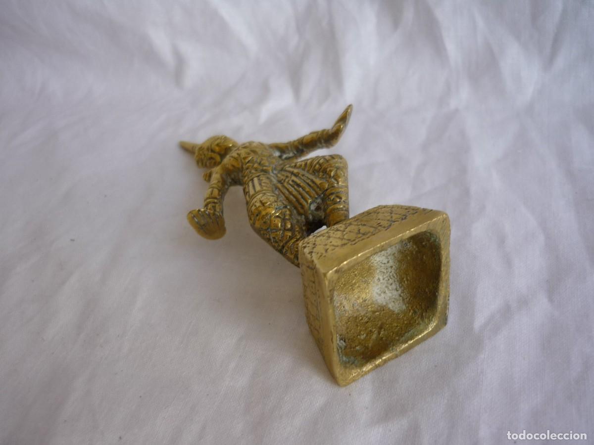 Arte: Figura de bronce bailar&iacute;n tailand&eacute;s - Foto 6