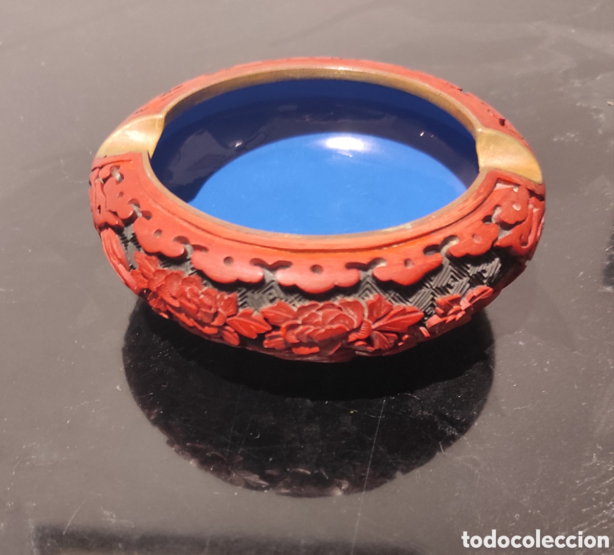 Arte: Carnicero laca china cinabrio - Foto 2