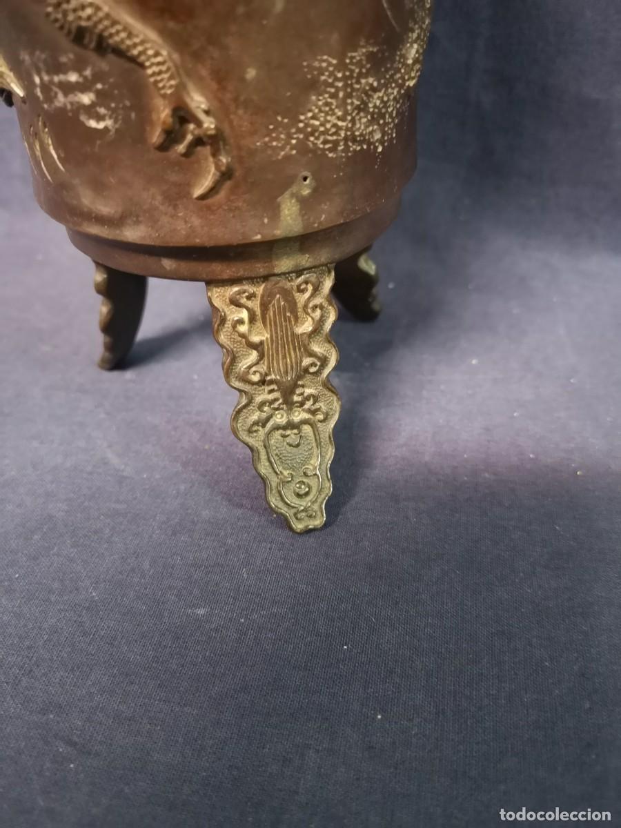 Arte: JARRON CHINO EN BRONCE - Foto 4