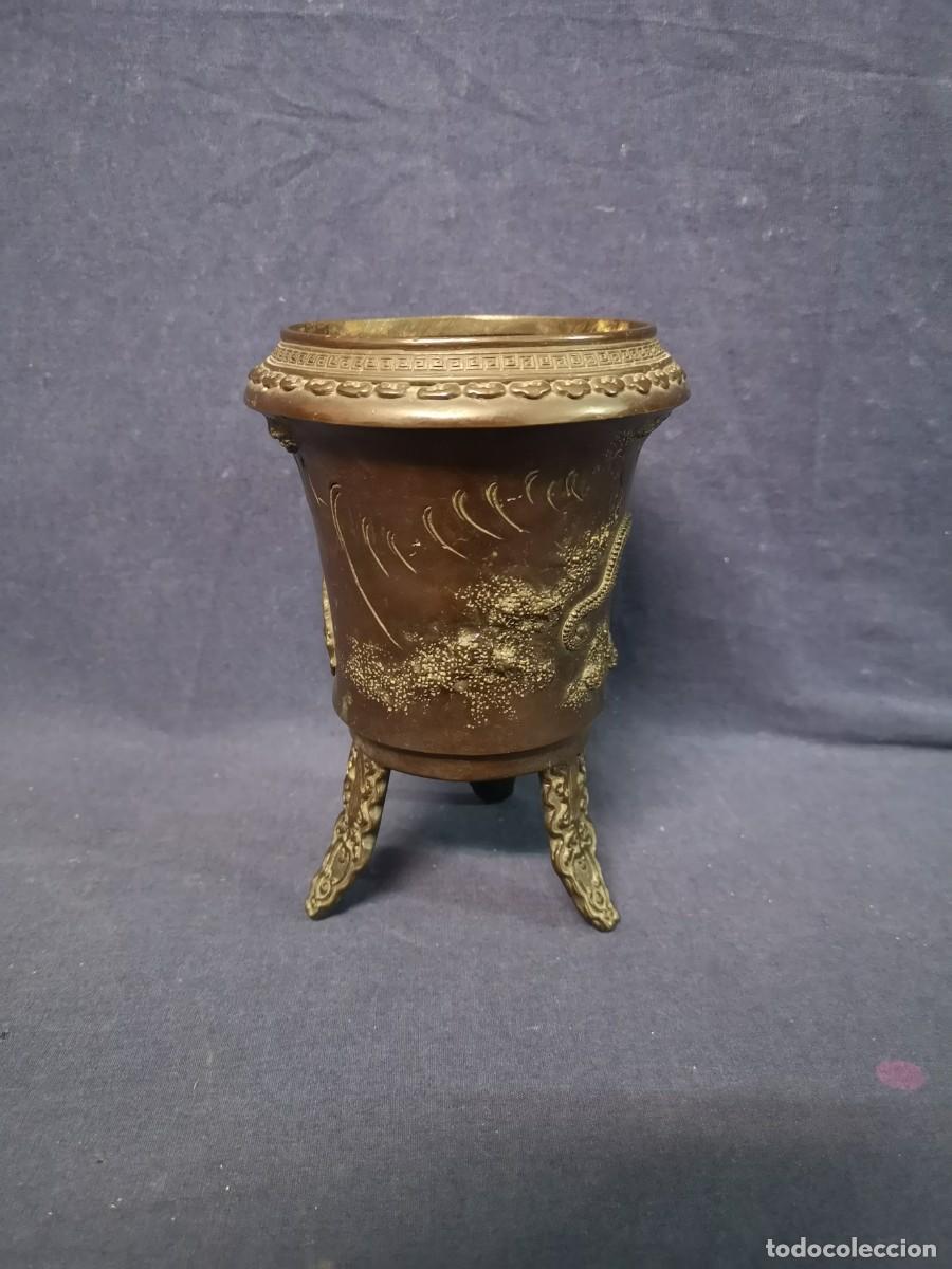 Arte: JARRON CHINO EN BRONCE - Foto 5