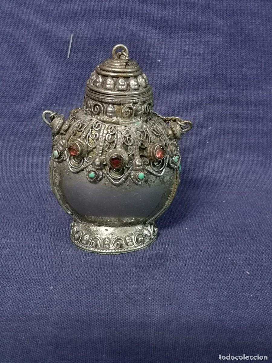 Arte: TABAQUERA / PERFUMERO EN PLATA - Foto 1