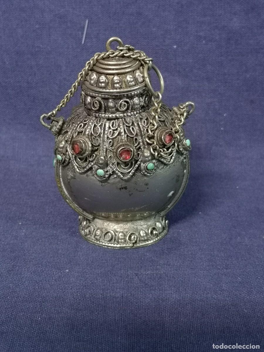 Arte: TABAQUERA / PERFUMERO EN PLATA - Foto 3