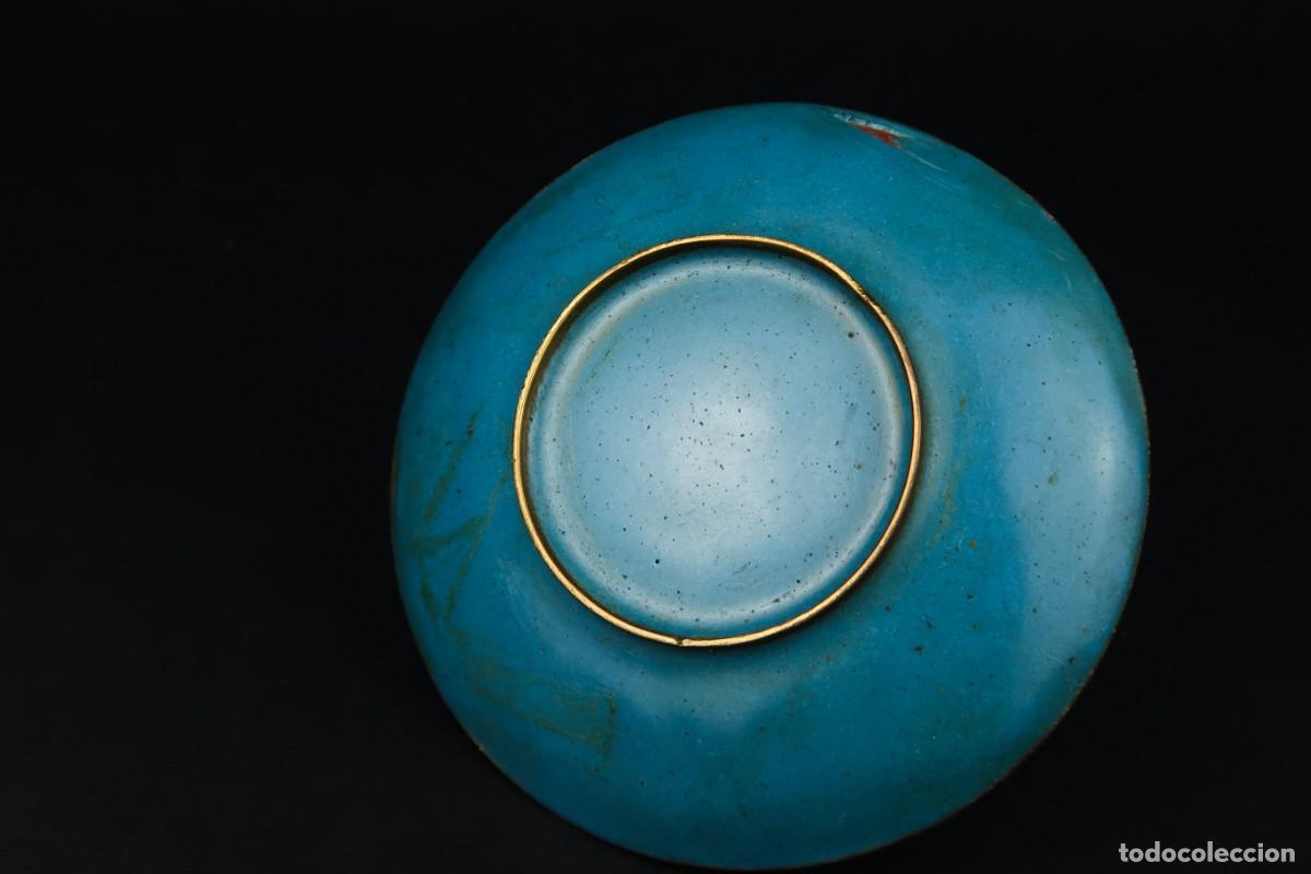 Arte: Antiguo Plato Chino Cloisonne - Foto 7
