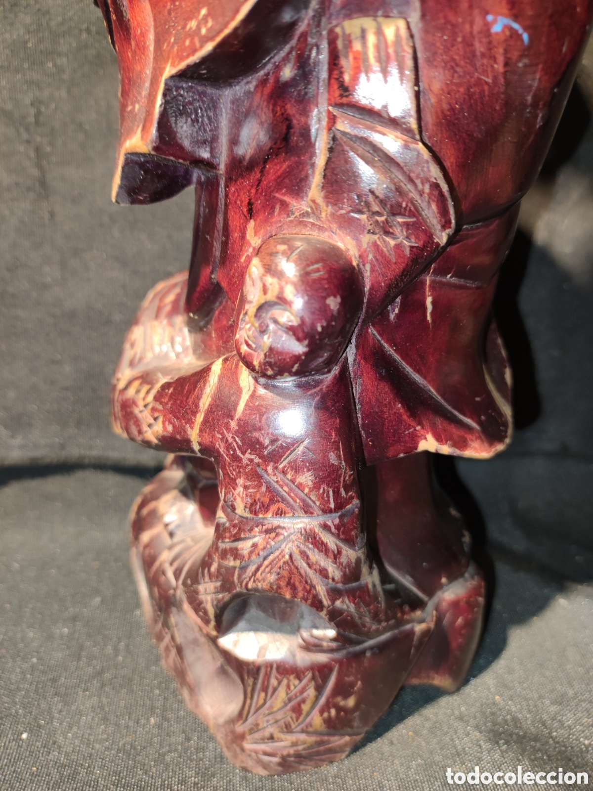 Arte: Monje tallado chino - Foto 4