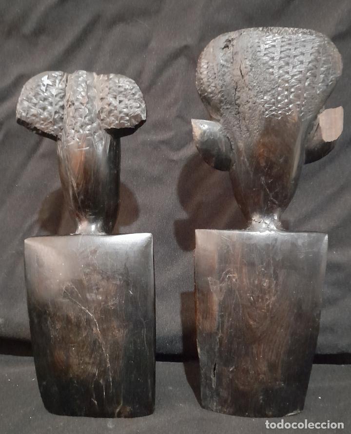 Arte: Pareja madera creo que &eacute;bano - Foto 4