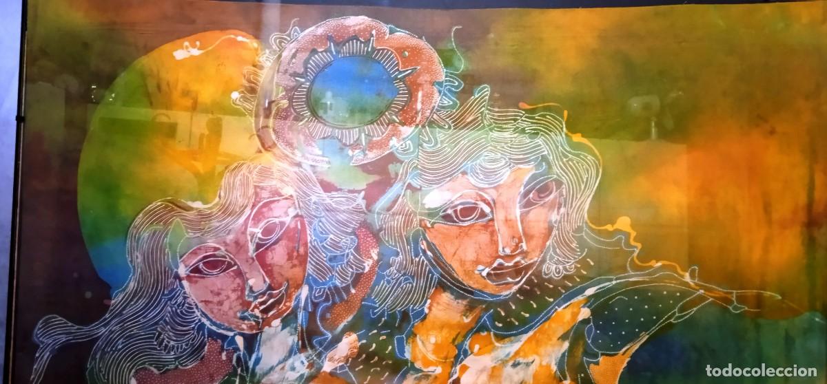Arte: Batik surrealista multicolor - Foto 3