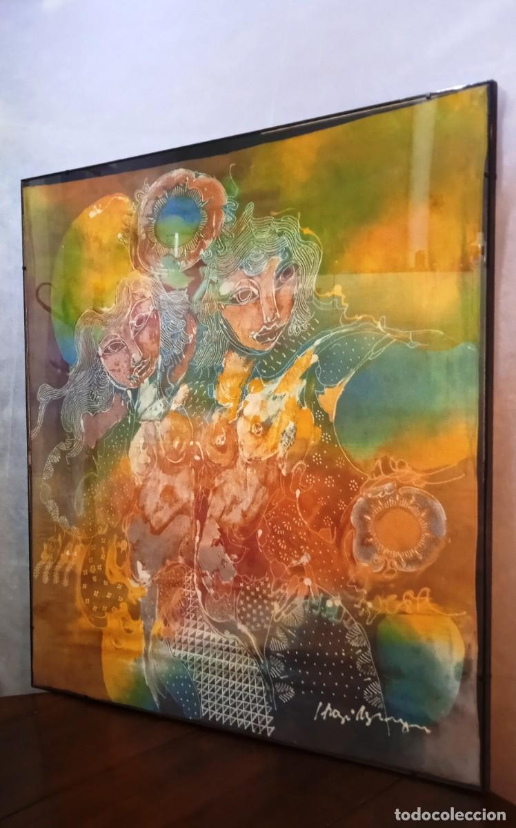 Arte: Batik surrealista multicolor - Foto 5