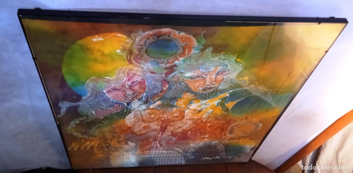 Arte: Batik surrealista multicolor - Foto 7