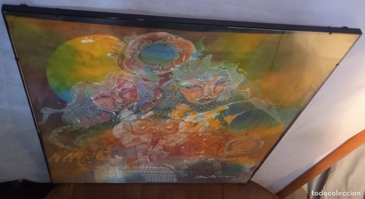 Arte: Batik surrealista multicolor - Foto 8