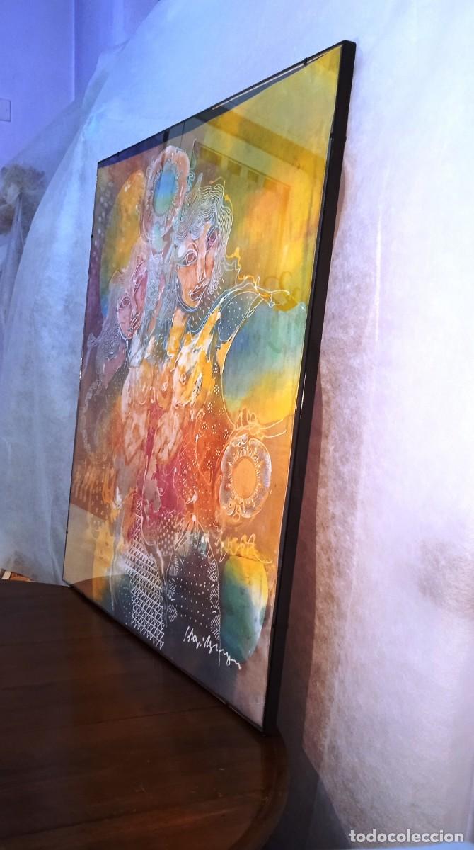 Arte: Batik surrealista multicolor - Foto 11