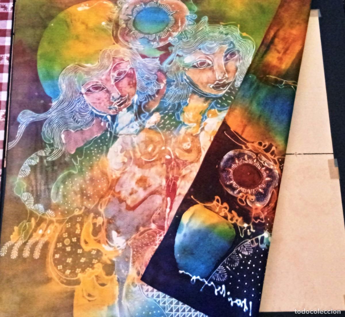 Arte: Batik surrealista multicolor - Foto 12
